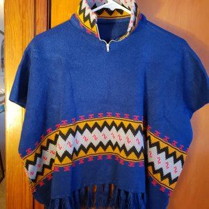 Vintage poncho size XS